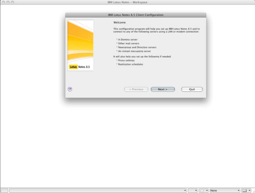 lotus notes install instructions for mac